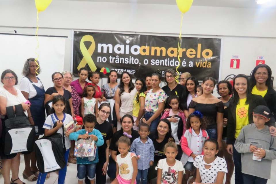 Ciretran realiza Palestra para mães e filhos em Alusão ao Maio Amarelo