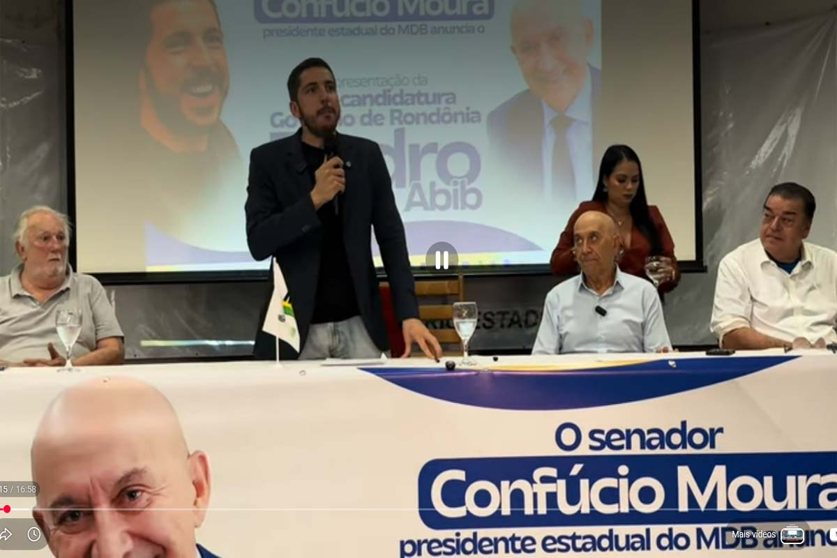 Pedro Abib defende industrialização, diálogo e desenvolvimento ao lançar pré-candidatura ao Governo de Rondônia pelo MDB