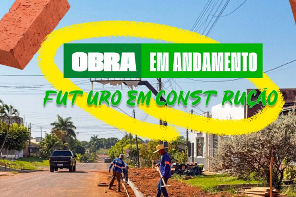 Prefeitura de Espigão do Oeste inicia construção das novas calçadas da Rua Minas Gerais