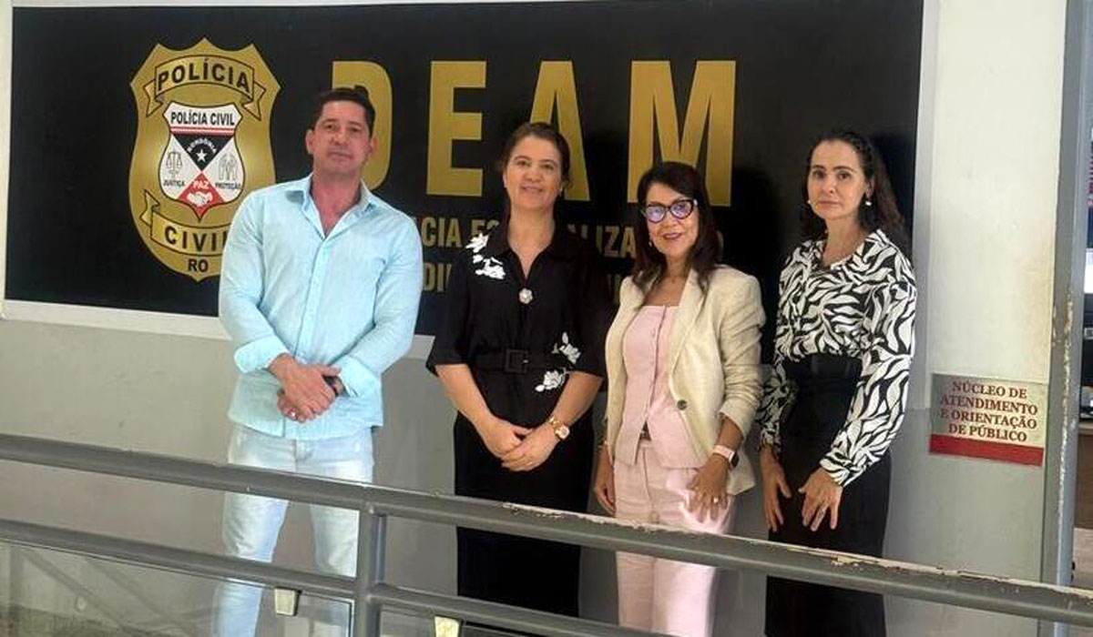 TJRO realiza visita institucional à delegacia especializada para fortalecer rede de proteção à mulher