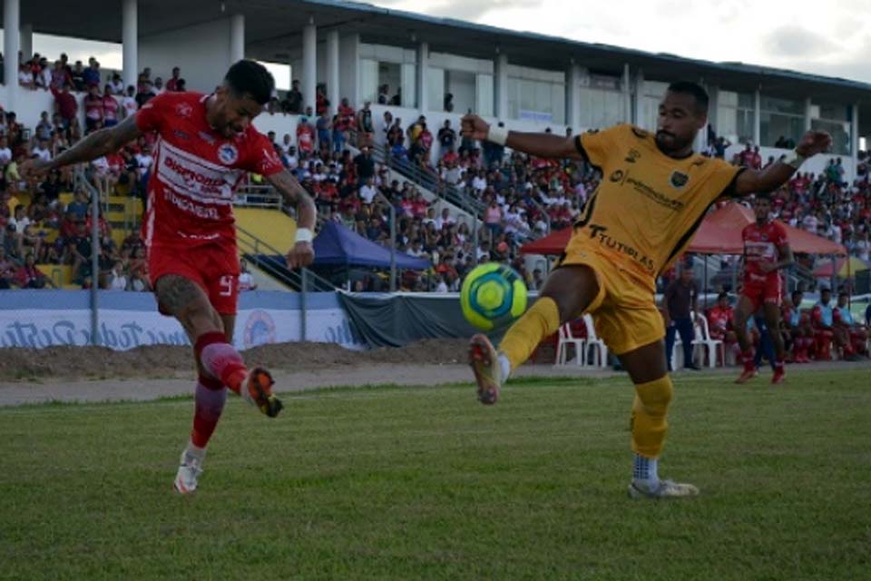 Confederação Brasileira de Futebol altera data do jogo entre Porto Velho x Rio Branco