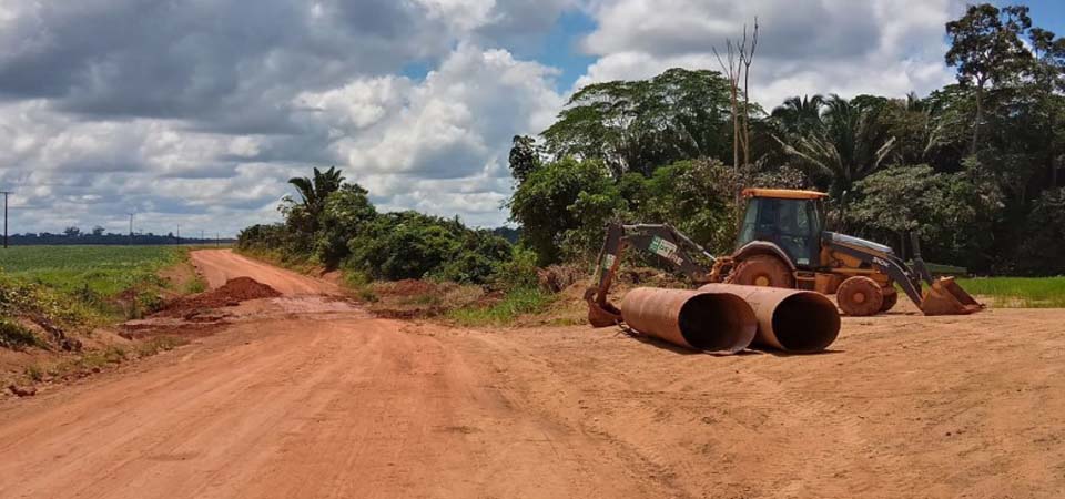 Semagric instala tubulação metálica na Linha 101 e elimina ponto crítico