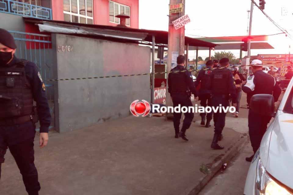 Homem é executado com vários tiros por trio em frente a conveniência