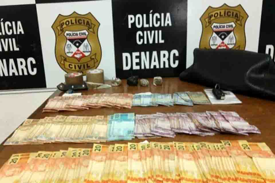 Casal acusado de chefiar delivery de drogas é preso pela Polícia Civil