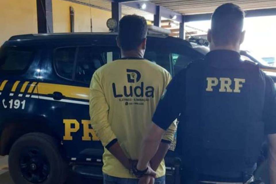 Condenado por roubo em Porto Velho é preso pela PRF em Vilhena