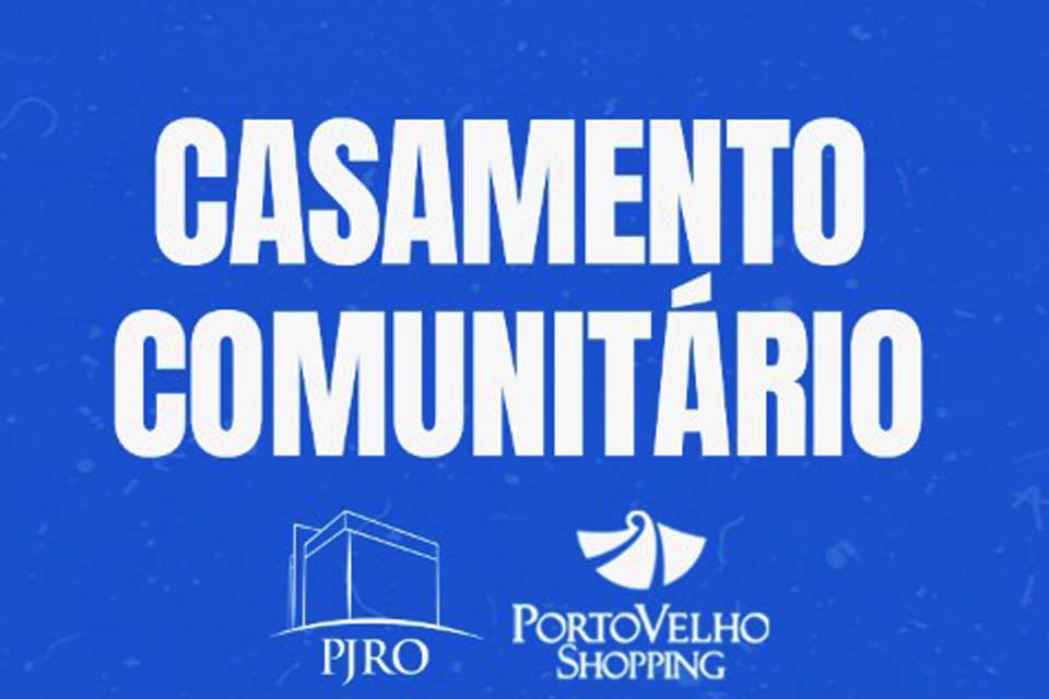 Inscrições para casamento comunitário no shopping serão de 9 a 11 de agosto