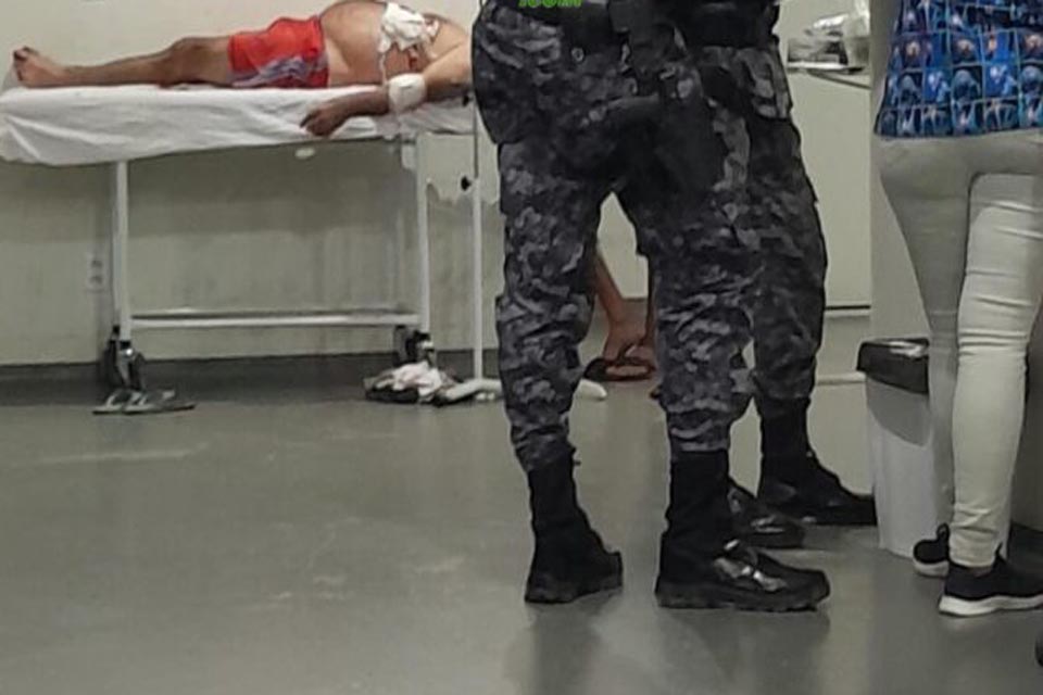 Briga deixa enteado e padrasto Feridos a golpes de facão