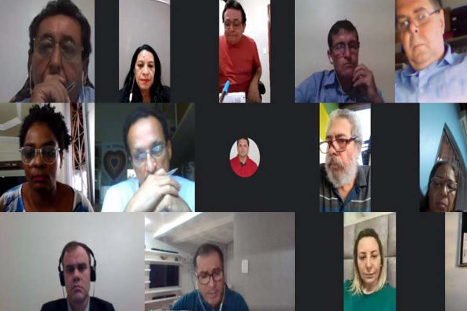 Em reunião de prestação de contas por vídeo conferência, SINDSEF-RO se coloca a disposição da CEEXT para acelerar transposição