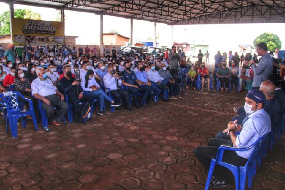 Governador Marcos Rocha participa de cerimônia de lançamento do projeto “Opera Rondônia” no município de Cerejeiras
