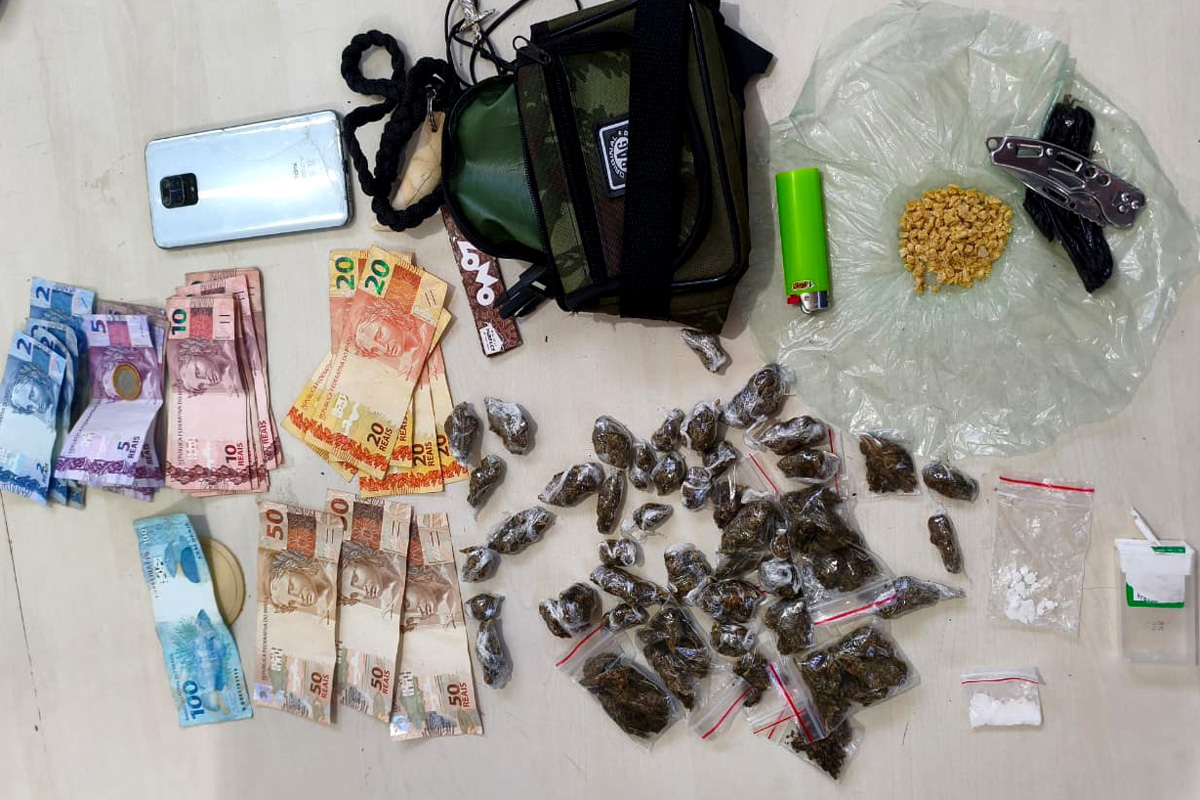 Ação integrada das forças de segurança interrope tráfico de drogas