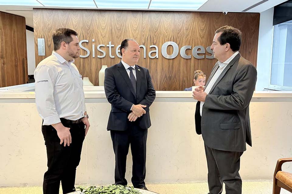 Deputado Pedro Fernandes visita Ocesp em São Paulo para fortalecer o cooperativismo em Rondônia