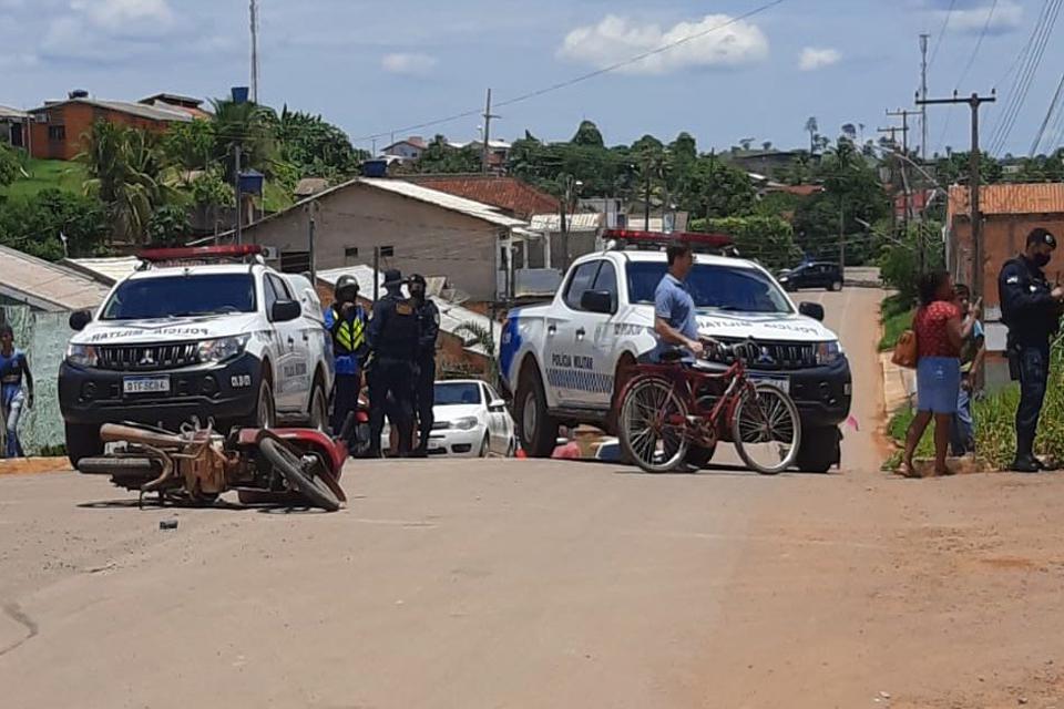 Acidente entre motocicletas deixa dois feridos em Jaru