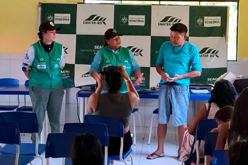 Governo e comunidade indígena Baia das Onças reforçam parceria, inclusão e sustentabilidade, em Costa Marques