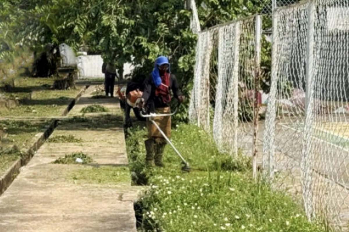 Complexo Poliesportivo Deroche, em Porto Velho, recebe serviços de limpeza
