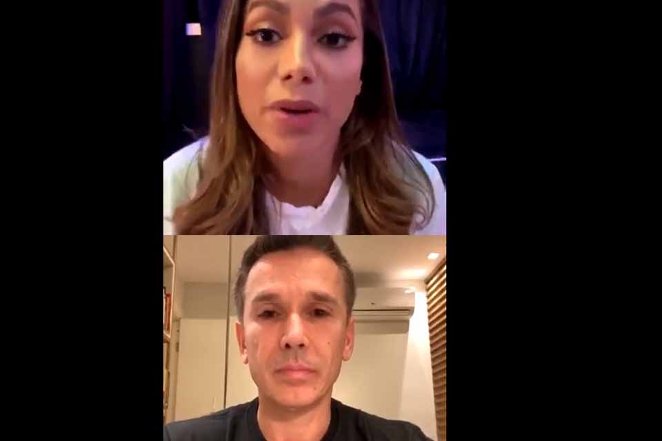 VÍDEO - Em live sobre direitos autorais, Anitta bate-boca com deputado