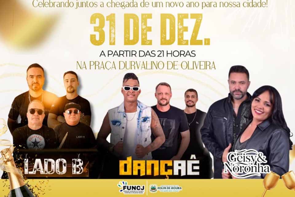 Prefeitura promove festa de Ano Novo com decoração especial e atrações musicais