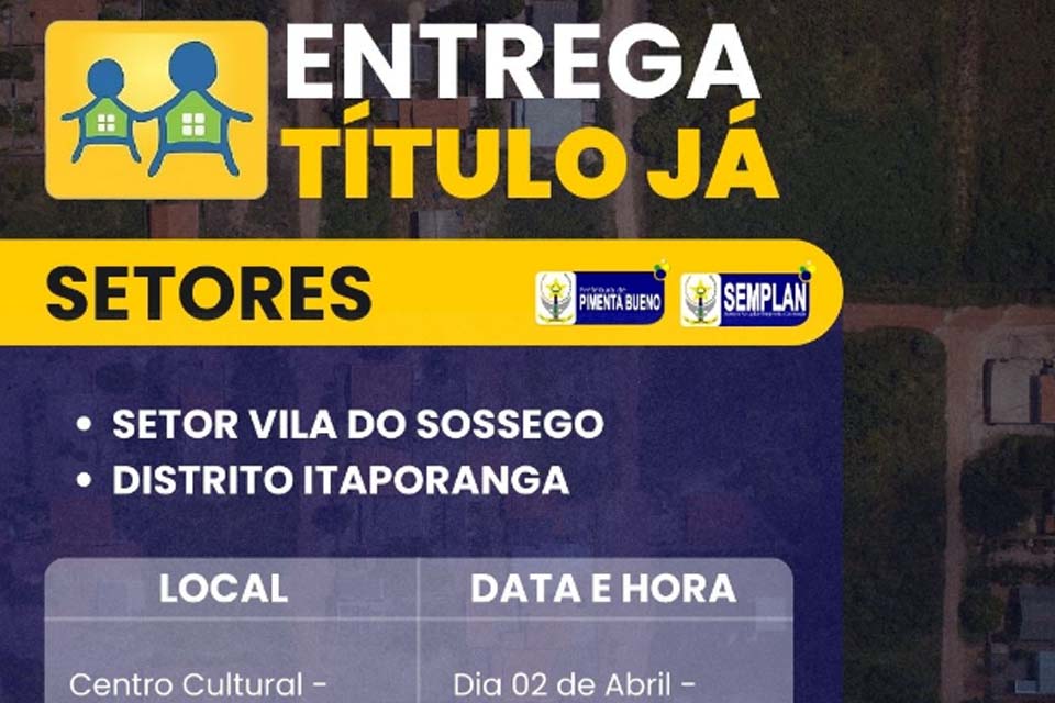 Prefeitura de Pimenta Bueno realiza entrega do 