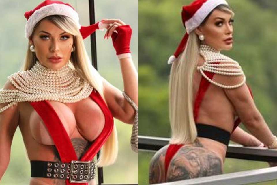“Mamãe Noel dele”: Andressa Urach após assumir namoro com homem 13 anos mais novo