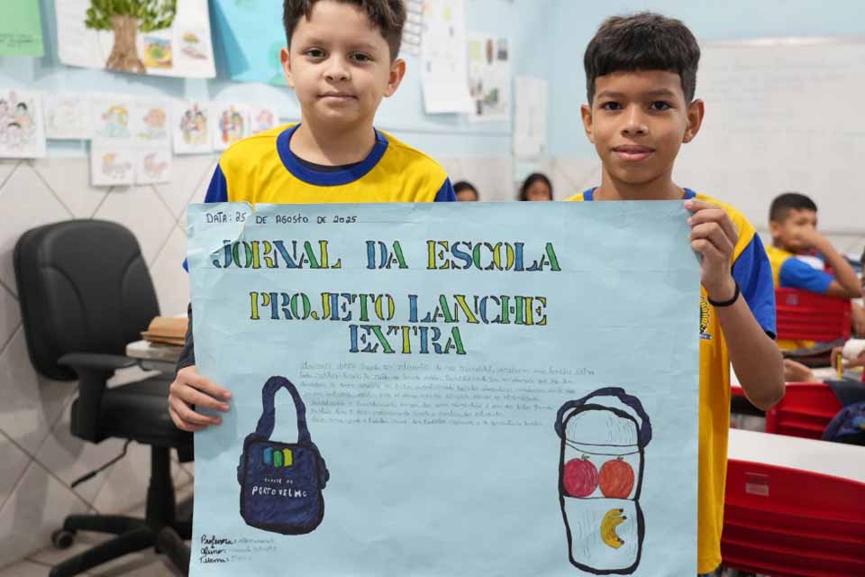 Programa Lanche Extra vira tema de trabalho na Escola Municipal Antônio Rebelo