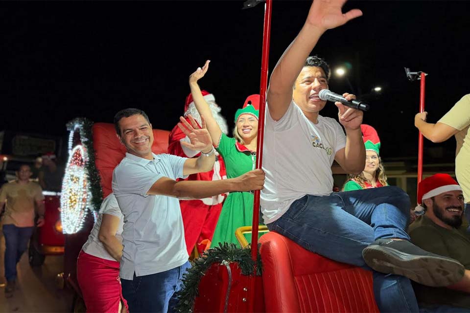 Natal que transforma: Cássio Gois leva esperança, sorrisos e alegria às crianças de Cacoal