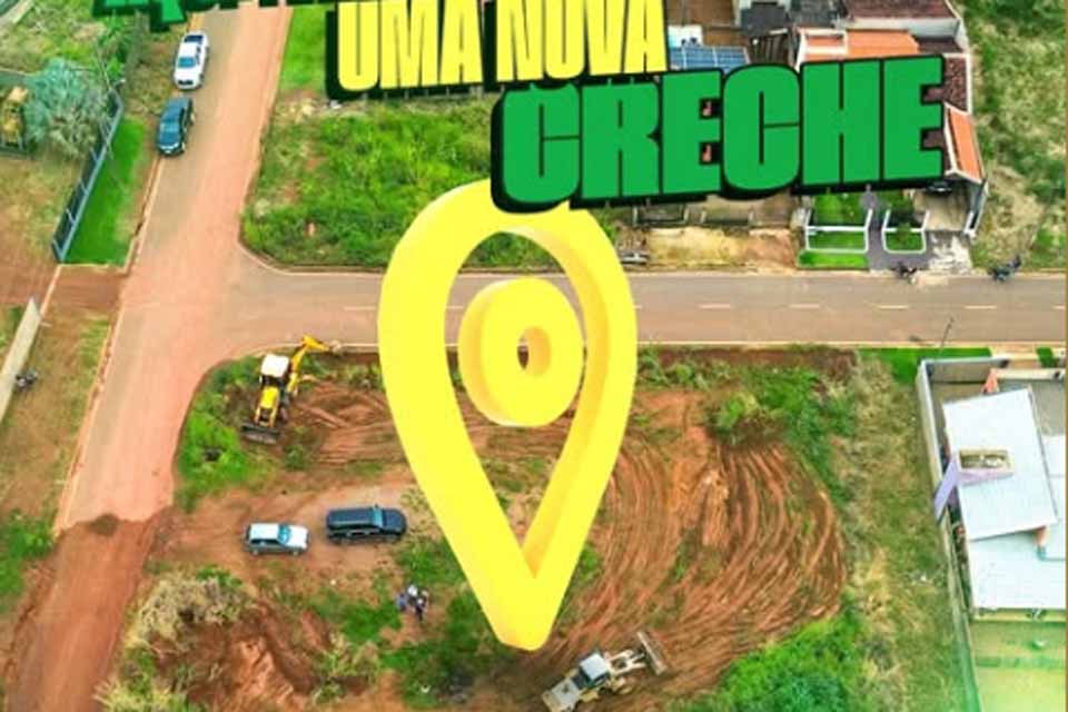 Bairro Vista Alegre vai receber uma nova creche com capacidade para atender 150 crianças