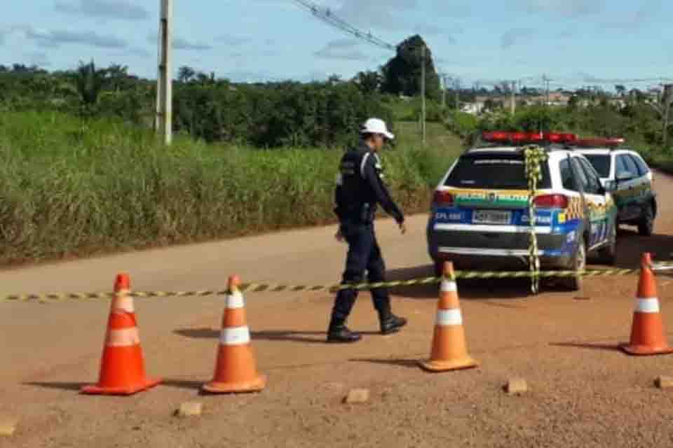 BPTRAN recupera motocicleta com registro de roubo na Estrada da Penal