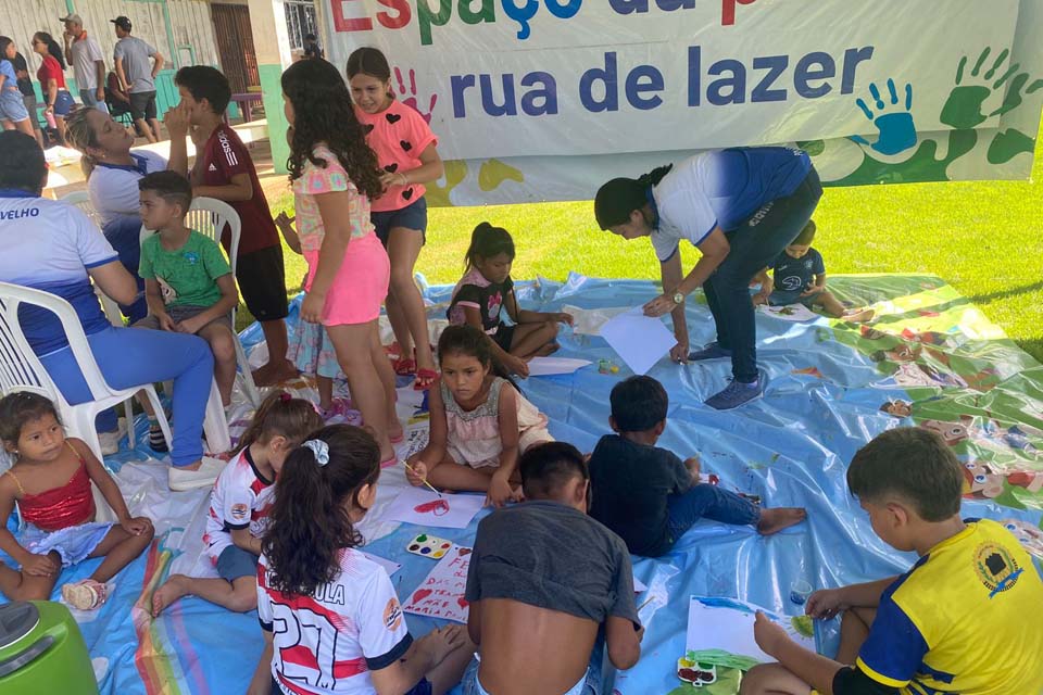 Rua de Lazer leva alegria e diversão para o bairro Esperança da Comunidade e distrito de Extrema