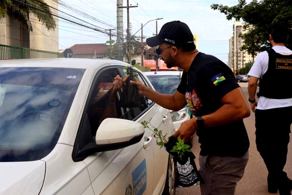 Ação de conscientização ambiental marca o início da campanha contra as queimadas, em Porto Velho