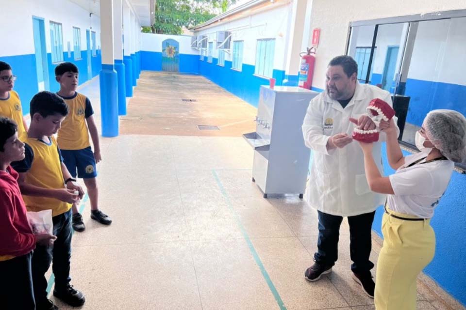 Semusa realiza “Dia D Mais Saúde Bucal” para alunos da rede municipal de educação