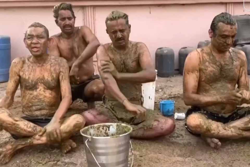 Indianos usam esterco de vaca como prevenção à Covid, mas médicos não recomendam; vídeo