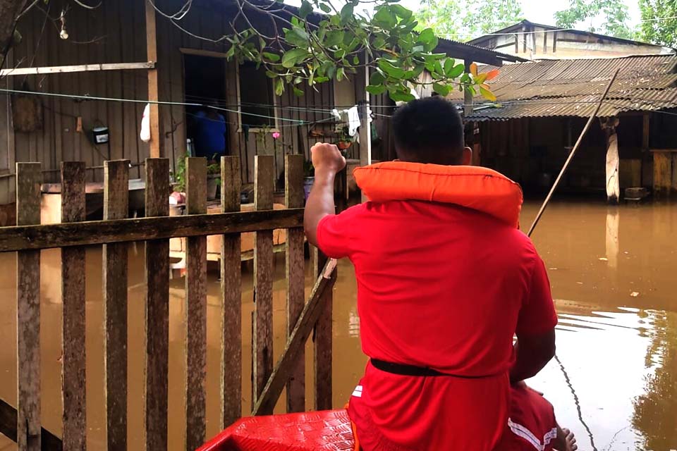 Defesa Civil de Rondônia monitora níveis dos rios e orienta moradores que residem em áreas com risco de inundação