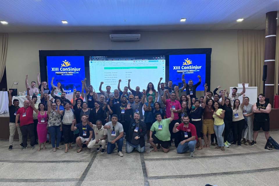 SINJUR realiza XIII ConSinjur em Presidente Médici, aprova agenda estratégica e lança campanha contra a terceirização