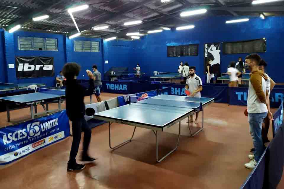 Etapa do Campeonato Rondoniense de tênis de mesa acontece em Porto Velho