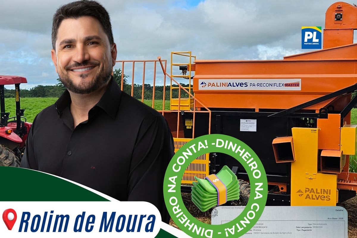 Deputado Jean Mendonça destina R$ 198 mil para fortalecer agricultura familiar em Rolim de Moura