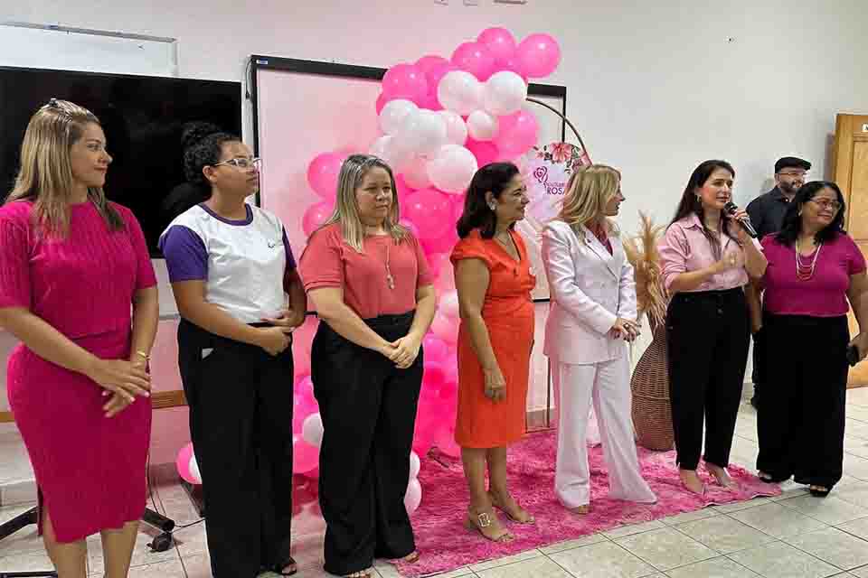 Deputada Ieda Chaves destaca fortalecimento da Procuradoria da Mulher durante Ação Social do Outubro Rosa na Alero