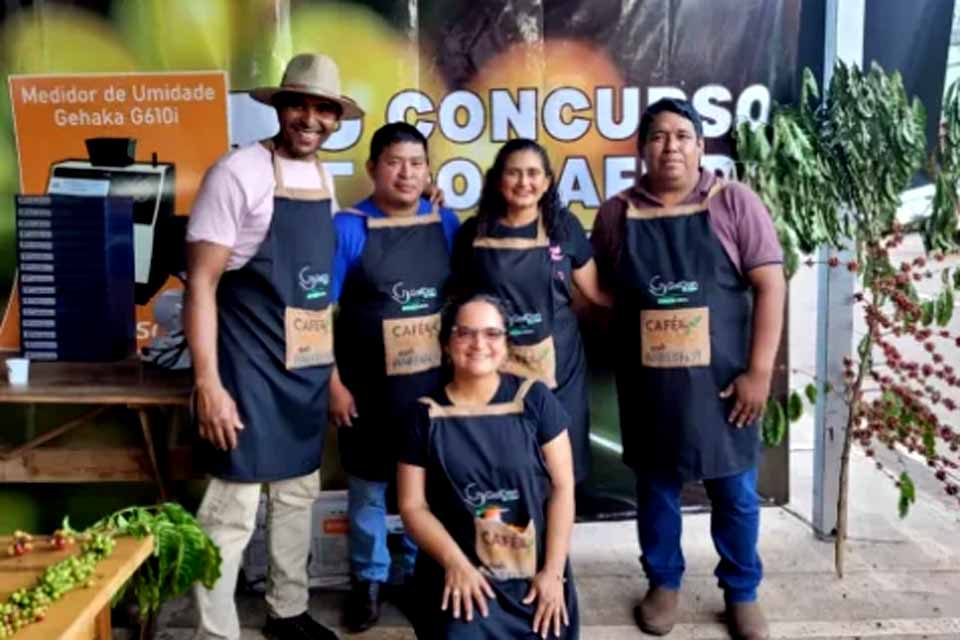 Cafeicultores Indigenas da comunidade Gasereh produzem o melhor café de Espigão do Oeste