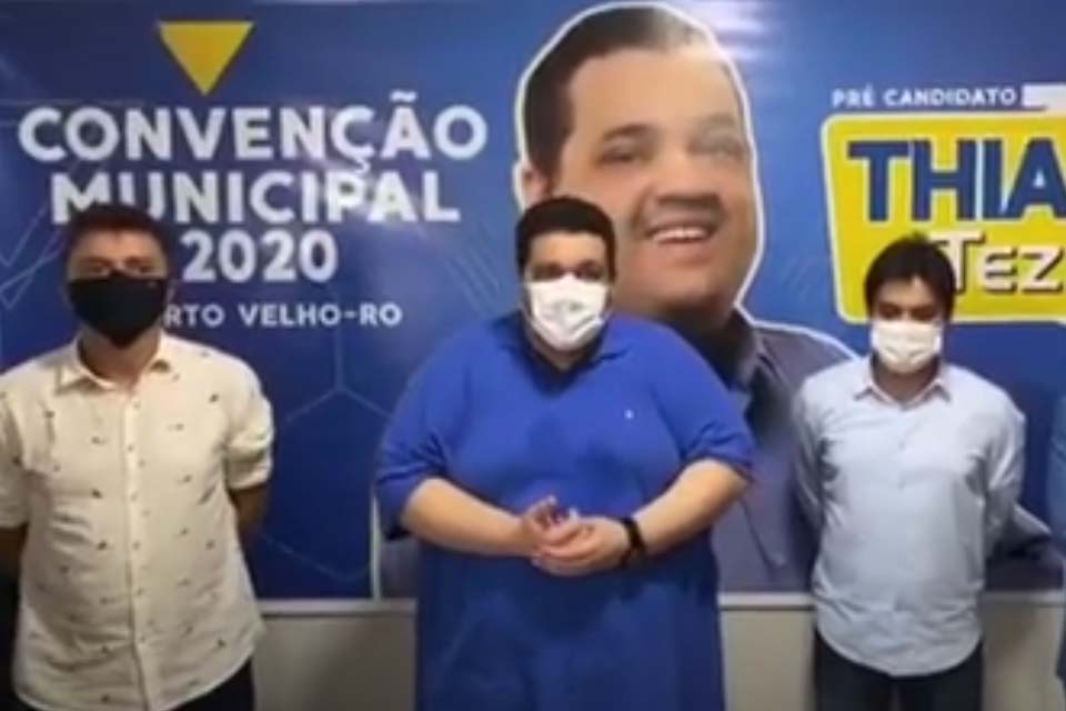 Vídeo – Em evento com presença de Expedito, PSD cancela candidatura de Tezzari: ex-EMDUR vai apoiar Hildon Chaves