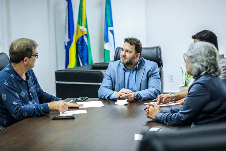Presidente ALE-RO Alex Redano se reúne com diretor de Regularização Fundiária do Incra