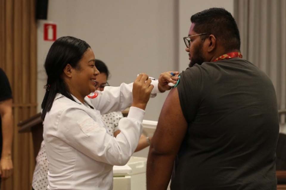 Cerca de 200 colaboradores do Ministério Público de Rondônia-MPRO foram imunizados contra Covid-19 e Influenza