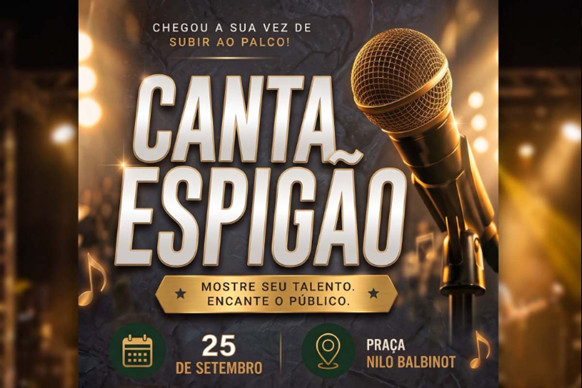 Festival de Música de Espigao do Oeste ocorre no próximo dia 25 na praça Nilo Balbinot