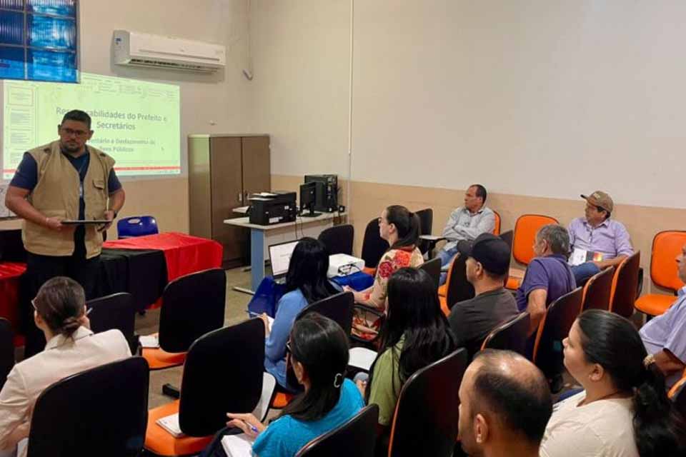 Gestão patrimonial no município de Santa Luzia do Oeste é fortalecida com capacitação realizada pelo governo 