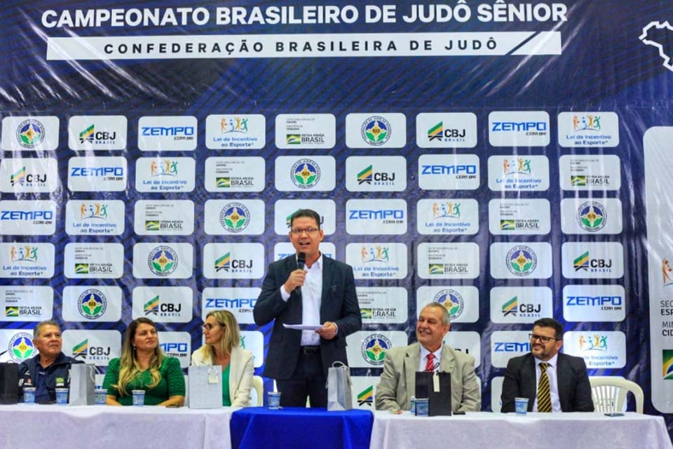 Governador coronel Marcos Rocha destaca importância de Rondônia sediar o Campeonato Brasileiro de Judô Sênior