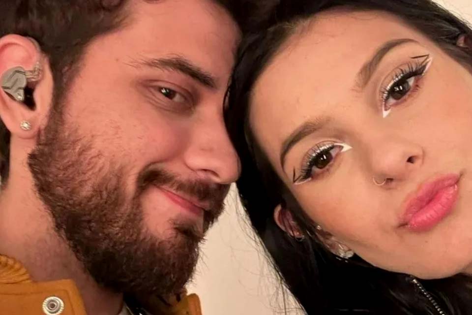 Ana Castela e Gustavo Mioto reatam namoro e se beijam durante show