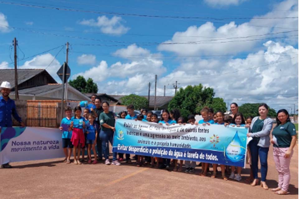 Conscientização sobre a Água: Ações da SEMMA no Dia Mundial da Água em Pimenta Bueno 