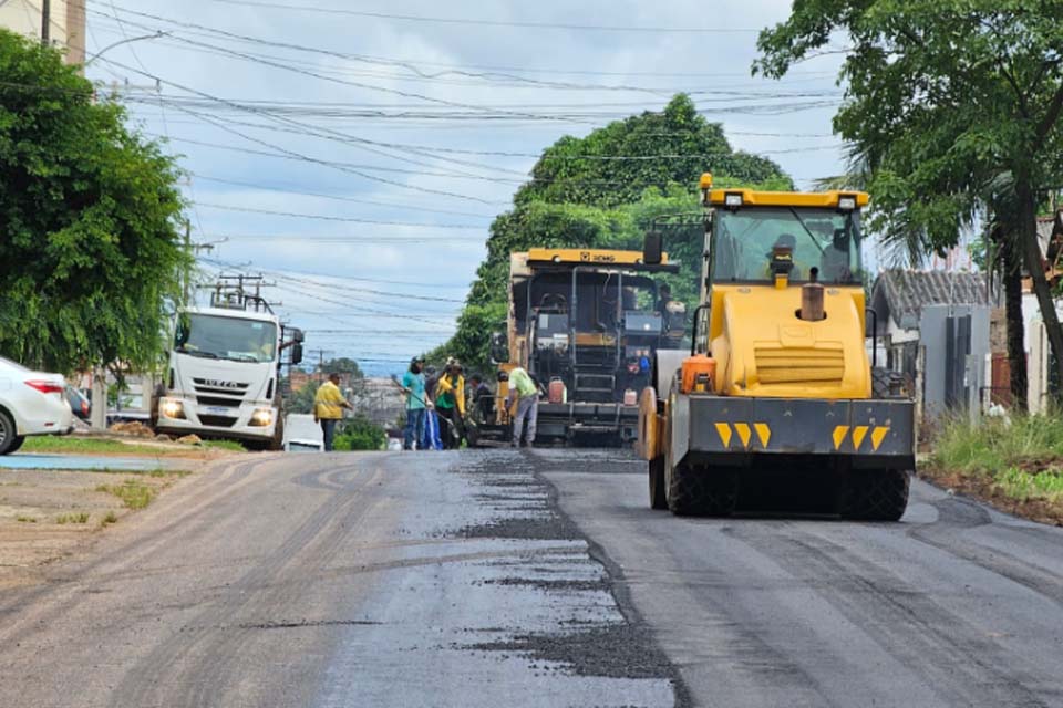 Ruas do bairro Embratel em Porto Velho são as primeiras a receberem recapeamento em 2024
