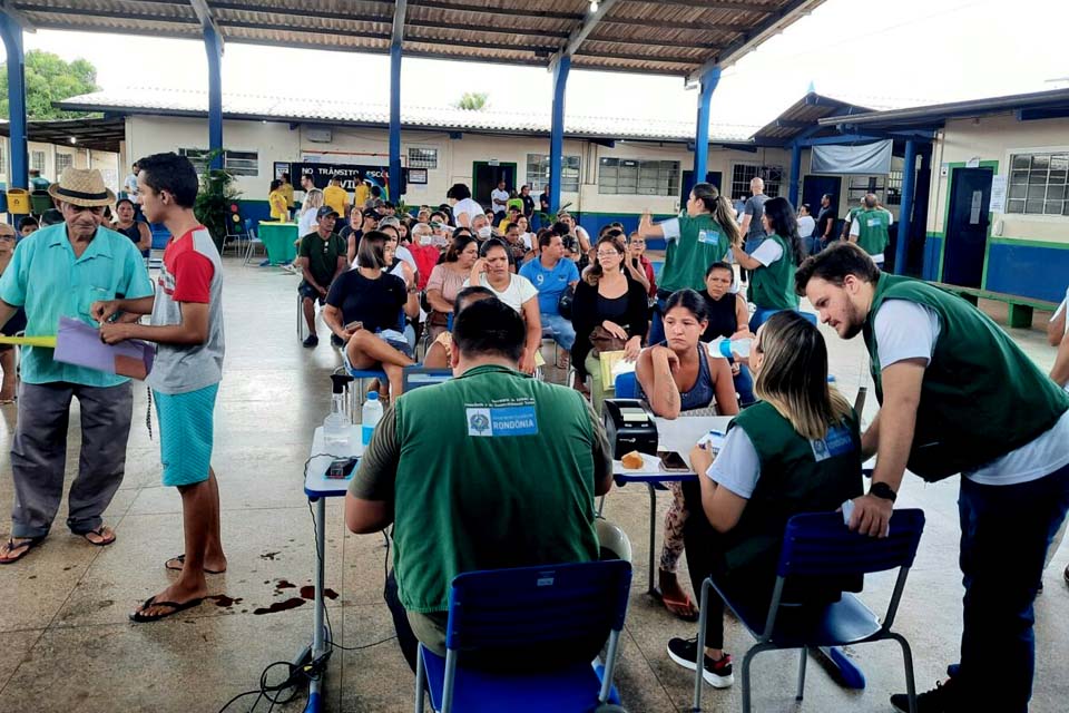 Programa “Rondônia Cidadã” realiza mais de mil atendimentos no final de semana, na zona Leste de Porto Velho