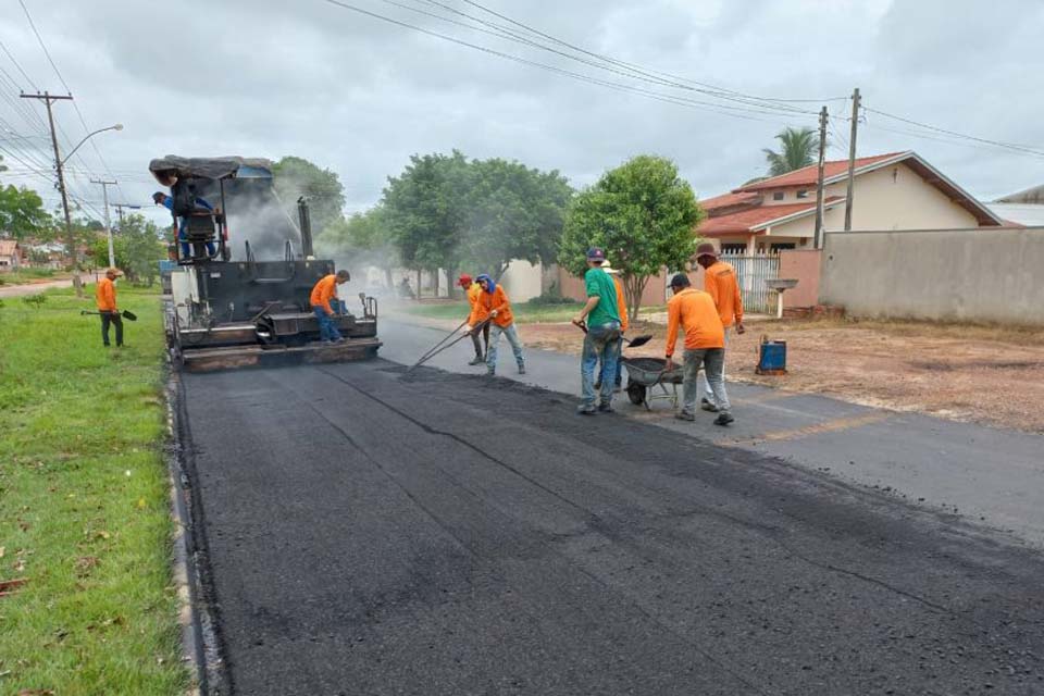 Município recebe recapeamento asfáltico do projeto “Tchau Poeira”