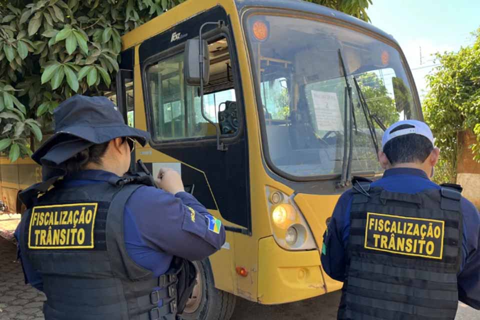 Com o objetivo de garantir a integridade dos estudantes, ações integradas garantem mais segurança no transporte escolar em Rondônia