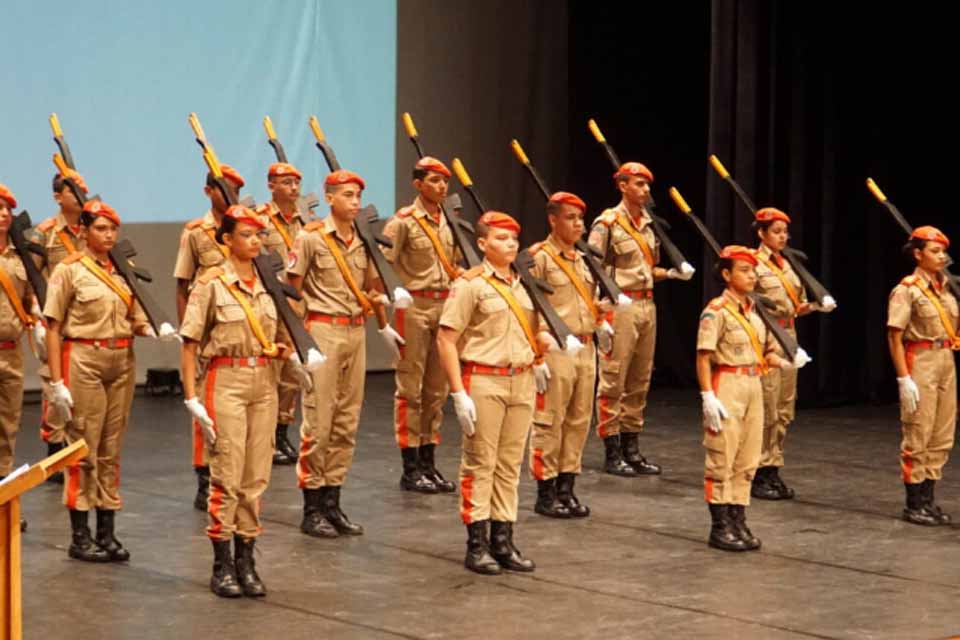 Governo de Rondônia realiza aula inaugural do Bombeiro Militar Mirim, que recebeu mais de R$ 4 milhões de investimento da Seas