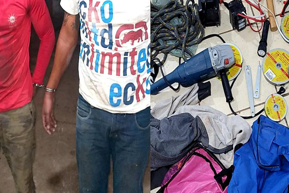 Dupla é presa furtando Banco do Brasil da Avenida Nações Unidas